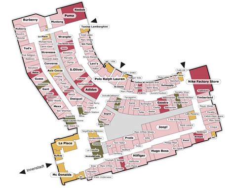 plattegrond outlet roermond.